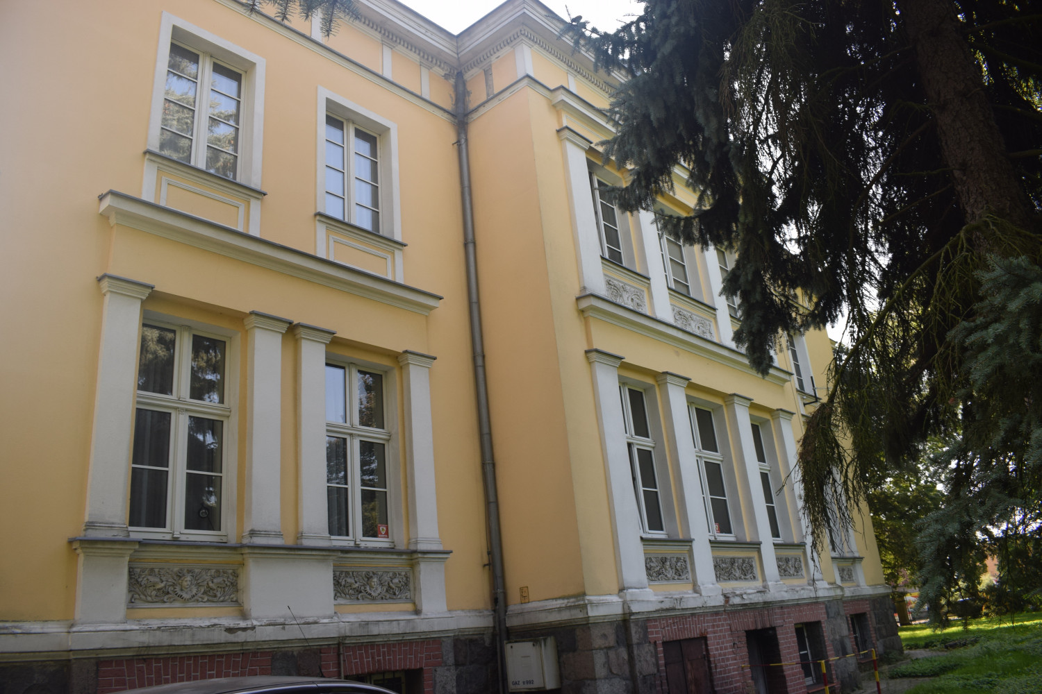 Tylna fasada pałacu Bleeker-Kohlsaatów 